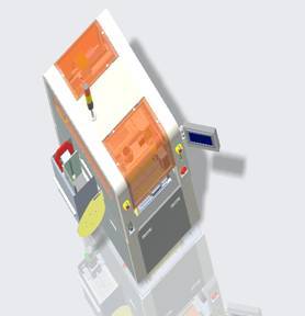 貼標(biāo)機(jī)俯側(cè)視圖 貼標(biāo)機(jī)俯側(cè)視圖